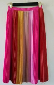 Size 00 J. Crew ombre pleated skirt
